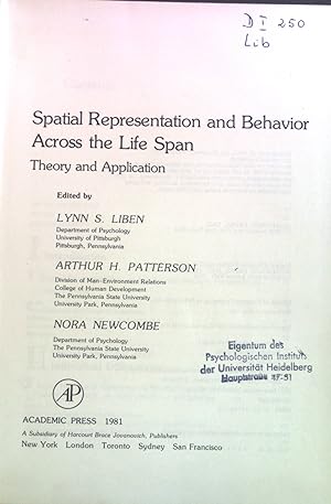 Seller image for Spatial Representation and Behaviour Across the Life Span: Theory and Application Developmental Psychology Series for sale by books4less (Versandantiquariat Petra Gros GmbH & Co. KG)