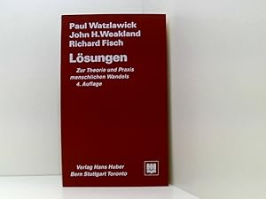 Image du vendeur pour Lsungen: Zur Theorie und Praxis menschlichen Wandels (Wissenschaftliches Taschenbuch) zur Theorie u. Praxis menschl. Wandels mis en vente par Book Broker