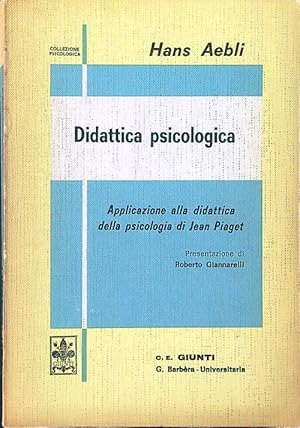 Immagine del venditore per Didattica psicologica venduto da Librodifaccia