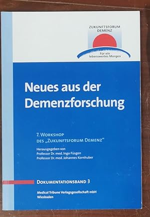 Bild des Verkufers fr Neues aus der Demenzforschung (Zukunftsforum Demenz - Dokumentationsband) zum Verkauf von buchlando-buchankauf