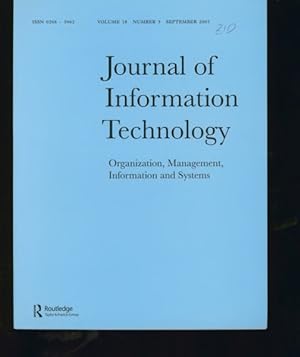 Journal of Information Technology. Vol.: 18, No. 3, September 2003.