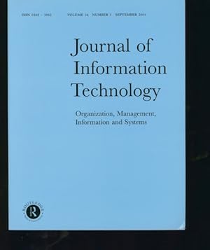 Journal of Information Technology. Vol.: 16, No. 3, September 2001.