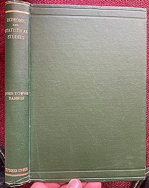 Bild des Verkufers fr ECONOMIC AND STATISTICAL STUDIES, 1840-1890. zum Verkauf von Graham York Rare Books ABA ILAB