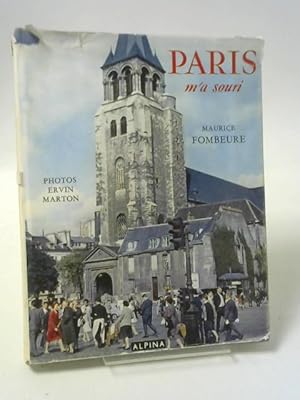 Imagen del vendedor de Paris m'a souri a la venta por World of Rare Books