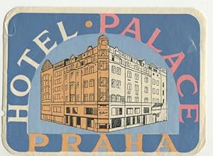 Kofferaufkleber: Hotel Palace - Praha.