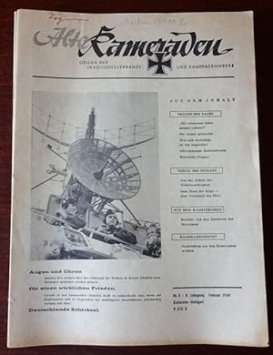 Alte Kameraden. Organ der Traditionsverbände und Kameradenwerke. 8. Jahrgang, Heft Nr. 2 - 11. 1960.