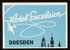 Kofferaufkleber: Hotel Excelsior - Dresden.