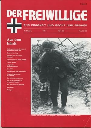 Der Freiwillige. Für Einigkeit und Recht und Freiheit. Heft 2 und 3 - 1991.