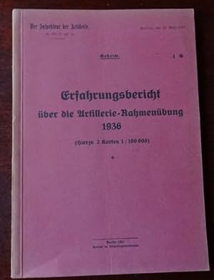 Erfahrungsbericht über die Artillerie-Rahmenübung 1936. (Hierzu 2 Karten 1 : 100 000). Geheim.