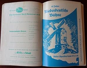 Niederdeutsche Bühne - Nordseeheilbad Cuxhaven: 33 Ausgaben 1957 - 1975.