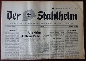 Der Stahlhelm. Organ des "Stahlhelm" - Bund der Frontsodaten. Nr. 7 - 1960.