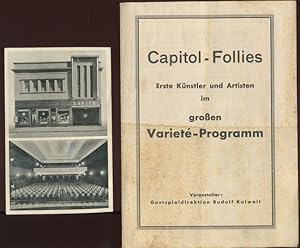 Capitol-Follies. Erste Künstler und Artisten im großen Variete-Programm. 1955.