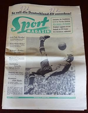 Immagine del venditore per Sport-Magazin. Die illustrierte Wochen-Rundschau. Heft 41 - 11. Oktober 1950. 5. Jahrgang. venduto da Antiquariat Ralf Rindle