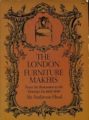 Bild des Verkufers fr The London Furniture Makers. From the Restoration to the Victorian Era 1660 - 1840. A record of 2500 cabinet-makers, upholsterers, carvers and gilders with their addresses and working dates illustrated by 165 reproductions of makers` trade-cards. With a chapter by R. W. Symonds on the problem of identification of the furniture they produced illustrated by some hitherto unpublished examples of authenticated pieces. Text: englisch. zum Verkauf von Antiquariat Ralf Rindle