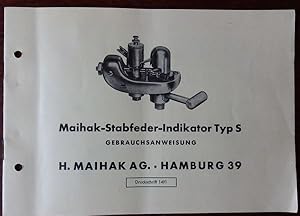 Gebrauchsanweisung Maihak-Stabfeder-Indikator Typ S.