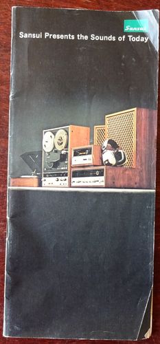 Sansui presents the sounds of today - Katalog um 1972.