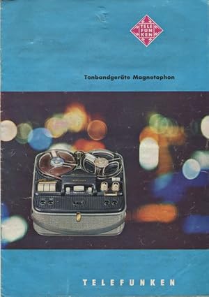 Katalog: Telefunken Tondbandgeräte Magnetophon.