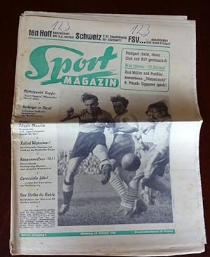 Imagen del vendedor de Sport-Magazin. Die illustrierte Wochen-Rundschau. Heft 42 - 18. Oktober 1950. 5. Jahrgang. a la venta por Antiquariat Ralf Rindle