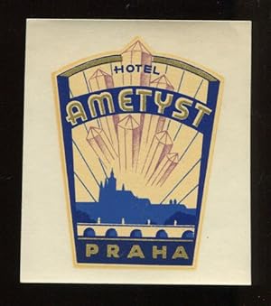Kofferaufkleber: Hotel Ametyst - Praha.