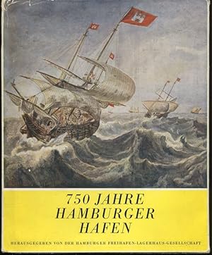 Image du vendeur pour 750 Jahre Hamburger Hafen. Ein deutscher Seehafen im Dienste der Welt. Herausgegeben von der Hamburger Freihafen-Lagehaus-Gesellschaft - Betriebsgesellschaft der Hamburger Hafenanlagen. Anlsslich des Jubilums am 7. Mai 1939. mis en vente par Antiquariat Ralf Rindle