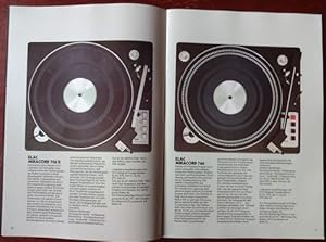 ELAC Phono-Programm 1974. Beiliegend: Technische Daten (6 Seiten).