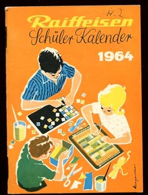 Raiffeisen Schüler Kalender 1964.