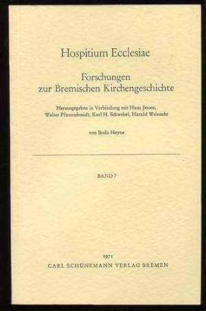 Bild des Verkufers fr Hospitium Ecclesiae - Forschungen zur Bremischen Kirchengeschichte - Band 7. zum Verkauf von Antiquariat Ralf Rindle