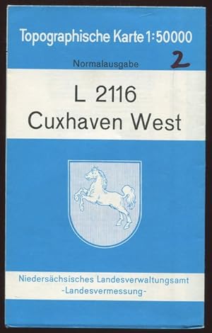 Bild des Verkufers fr Topographische Karte Normalausgabe: L 2116 Cuxhaven West. Mastab 1: 50 000. zum Verkauf von Antiquariat Ralf Rindle