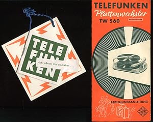 Telefunken Plattenwechsler TW 560 Bedienungsanleitung und Schnellstartanleitung.