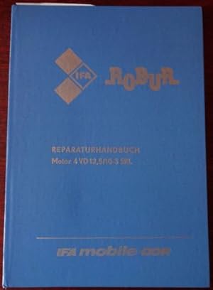 Reparaturhandbuch für den luftgekühlten Robur-Dieselmotor 4 VD 12,5/10-3 SRL.