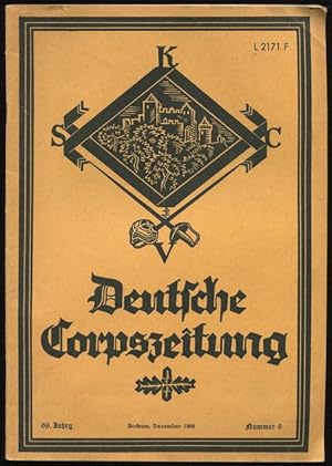 Deutsche Corpszeitung. Nr. 1, 2, 3, 5 und 6 - 1968.