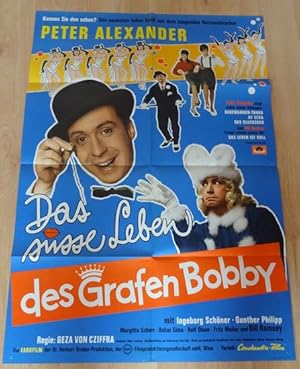 Das süße Leben des Grafen Bobby. Filmplakat - 1962.