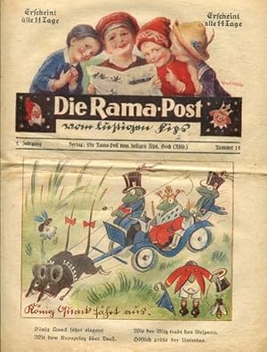 Die Rama Post vom lustigen Fips. 3. Jahrgang (1926). Nr 1 & 12. 4. Jahrgang (1927). Nr. 14, 19, 2...