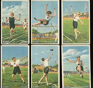 Erdal-Kwak-Serienbilder. Serie 36: Deutsche Frauen-Leichtathletik-Meisterschaften 1927 (Bilder 1 ...