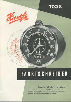 Bild des Verkufers fr Prospekt: Kienzle Fahrtschreiber TCO 8. zum Verkauf von Antiquariat Ralf Rindle