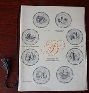 Menu Card: PJ Princeton Inn, New Jersey. Sunday, May 4, 1958.