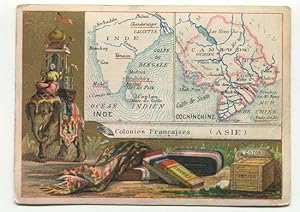 Conchinchine Francaise. Chromolithografie.