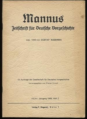 Mannus. Zeitschrift für Deutsche Vorgeschichte. 35. Jahrgang 1969, Heft 2.