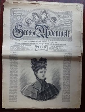 Grosse Modenwelt. Ausgabe für Österreich-Ungarn. Nr. 17 - 8. September 1894. Mit Handarbeiten-Bei...