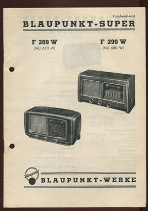 Bild des Verkufers fr Blaupunkt Kundendienst: Blaupunkt -Super B 154 U (B 410 U). zum Verkauf von Antiquariat Ralf Rindle