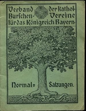 Imagen del vendedor de Normal-Satzungen. 1910. a la venta por Antiquariat Ralf Rindle