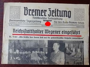 Bremer Zeitung - Norddeutsche Volkszeitung. Parteiamtliche Tageszeitung. Nr. 151. 4. Juni 1942. S...
