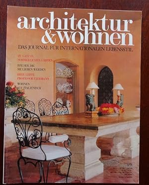Immagine del venditore per Architektur und kultiviertes Wohnen. Das Journal fr den internationalen Lebensstil. Nr. 1. 1971. venduto da Antiquariat Ralf Rindle