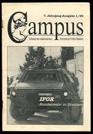 Imagen del vendedor de Campus. Zeitung des studentischen Konvents der UniBw Mnchen. Nr. 1 - 1996. a la venta por Antiquariat Ralf Rindle