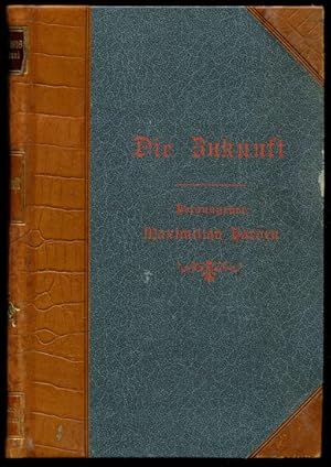 Die Zukunft. Wochenzeitschrift. 101. Band. Jahrgang 1918. Enthält die Ausgaben von April bis Juni...