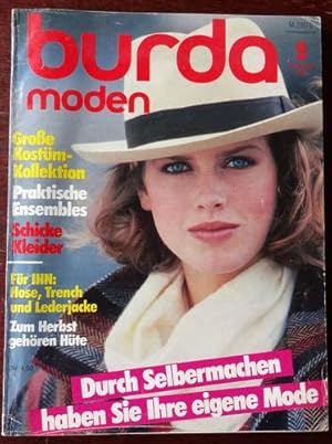 Burda Moden macht Mode zum Mitmachen. September 1983. Komplett mit beiliegenden Original-Schnittm...