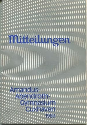 Image du vendeur pour Amandus-Abendroth-Gymnasium - Mitteilungen 1989. mis en vente par Antiquariat Ralf Rindle