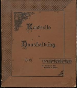 Bild des Verkufers fr Haushaltungsbuch von Annette Thoma, Riedering. Von Juli 1902 bis August 1913. zum Verkauf von Antiquariat Ralf Rindle