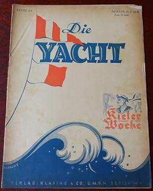 Bild des Verkufers fr Die Yacht. Vereinigt mit Motorschiff und Motorboot. Heft 28 - 1931 zum Verkauf von Antiquariat Ralf Rindle