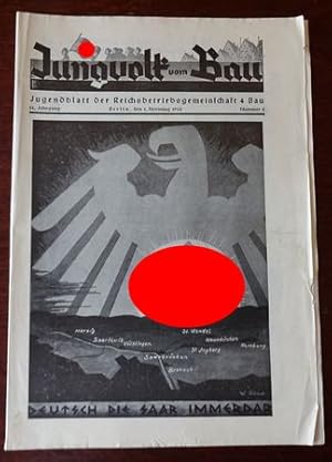 Jungvolk vom Bau. Jugendblatt der Reichsbetriebsgemeinschaft 4 Bau. Nr. 2 - 1934.